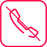 Kuvake, joka estää ei-toivotut puhelut – vain sallitut kontaktit Xplora kellopuhelimessa